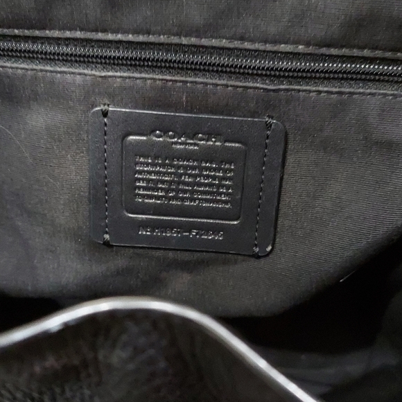 Coach Elle Leather Drawstring Backpack Great Condition - Picture 12 of 13